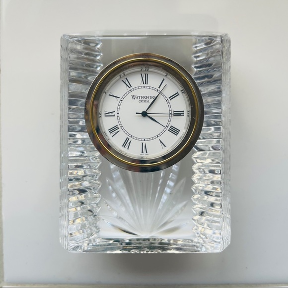 Waterford Crystal Wall Decor Waterford Crystal Clock Paperweight